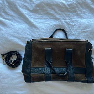 Burberry suede bag
